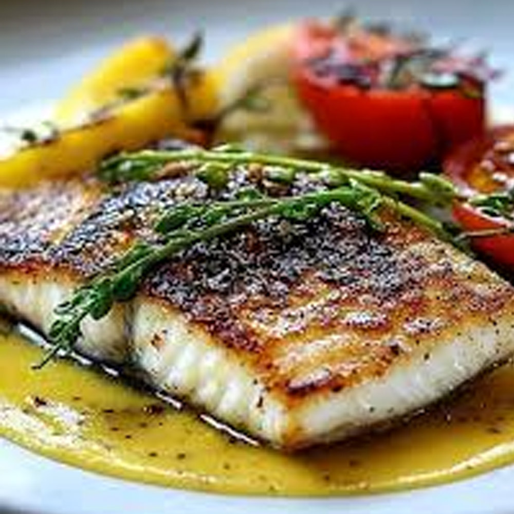 Lemon Herb Grilled Barramundi Fillet