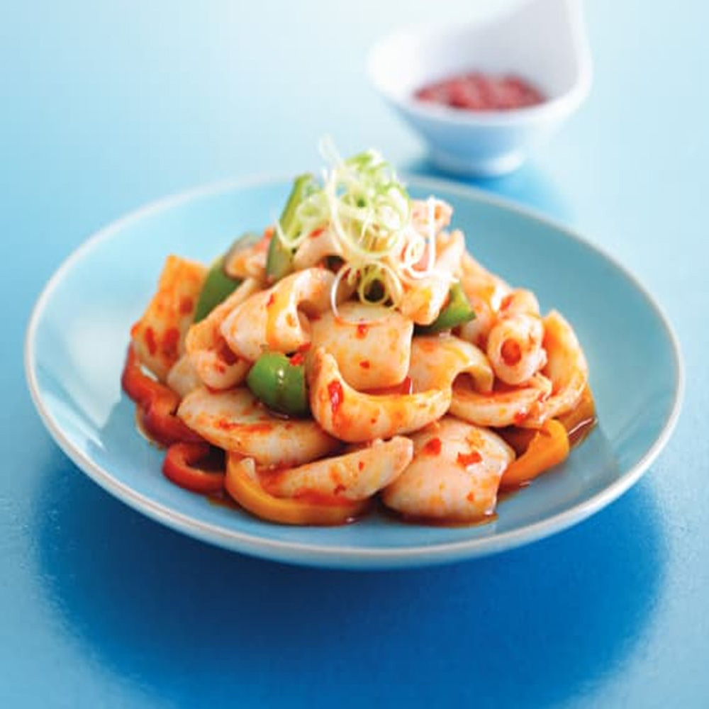Spicy Garlic Stir-Fried Cuttlefish