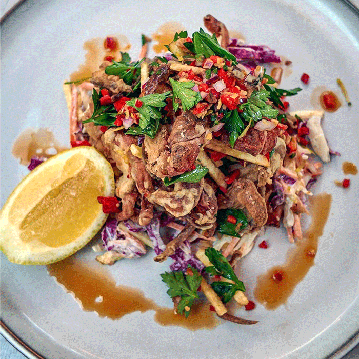 Fried Soft Shell Crabs